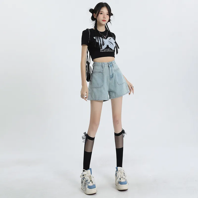 ZAZN Denim Shorts Women's-8