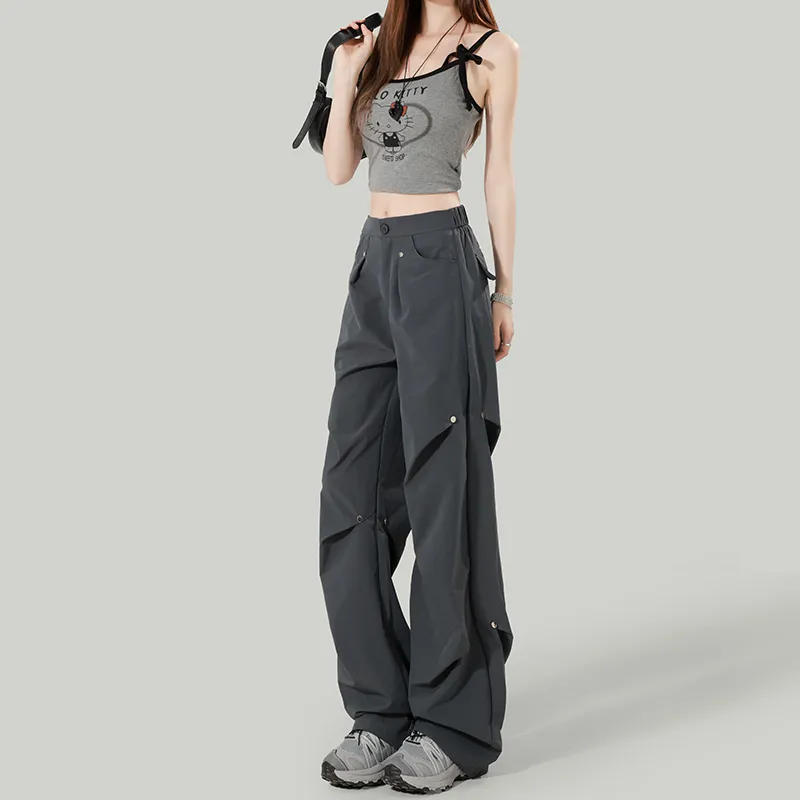 ZAZN Cargo Pants Women's Dark Gray-2
