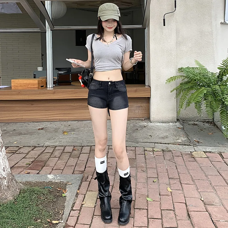 ZAZN Denim Shorts Women's-4