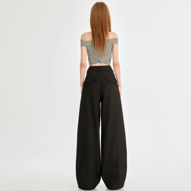 ZAZN Casual Pants Women's Black-11