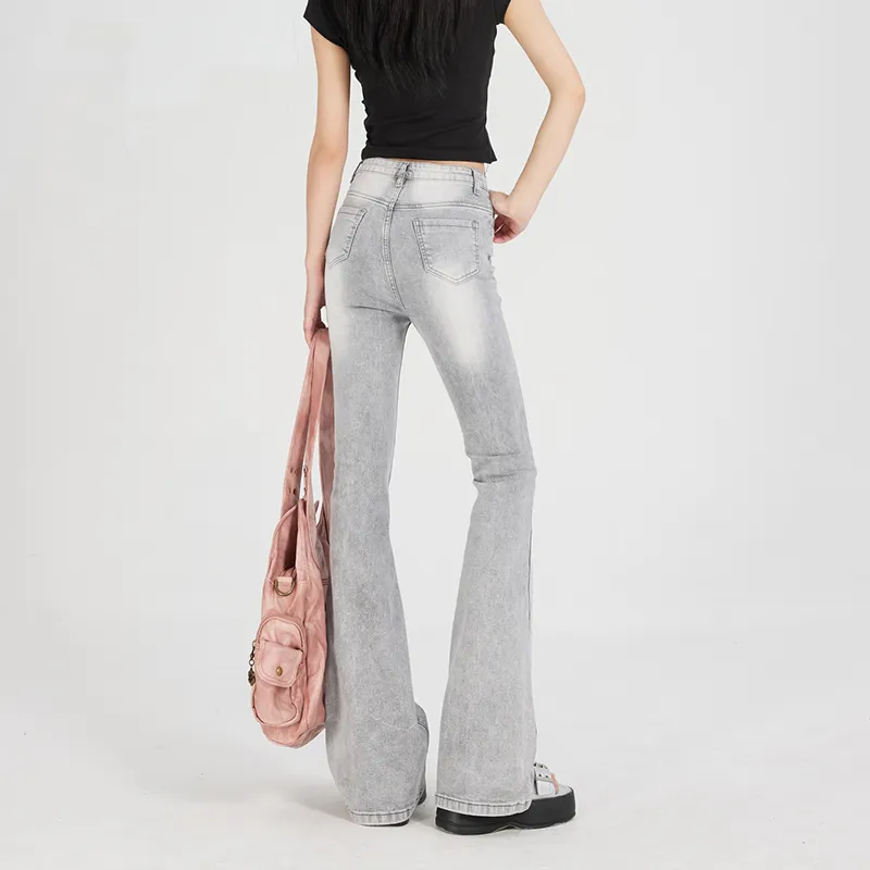 ZAZN Jeans Women's Concrete Gray-6