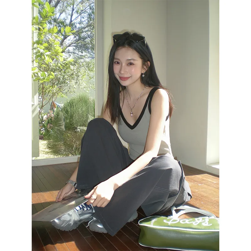 ZAZN Camisole Women's Oat & Black-3
