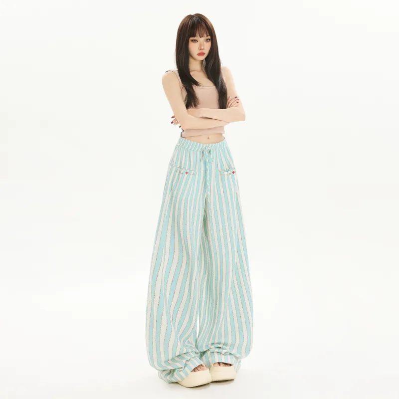 ZAZN Casual Pants Women's Lake Green-5