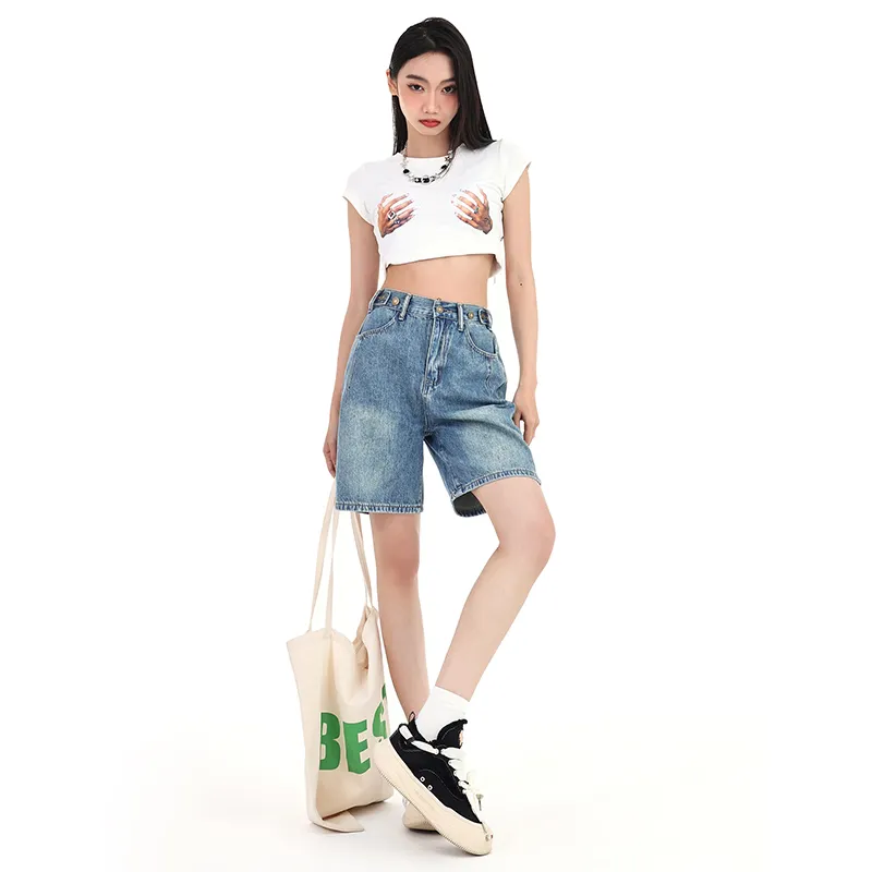 ZAZN Denim Shorts Women's-4