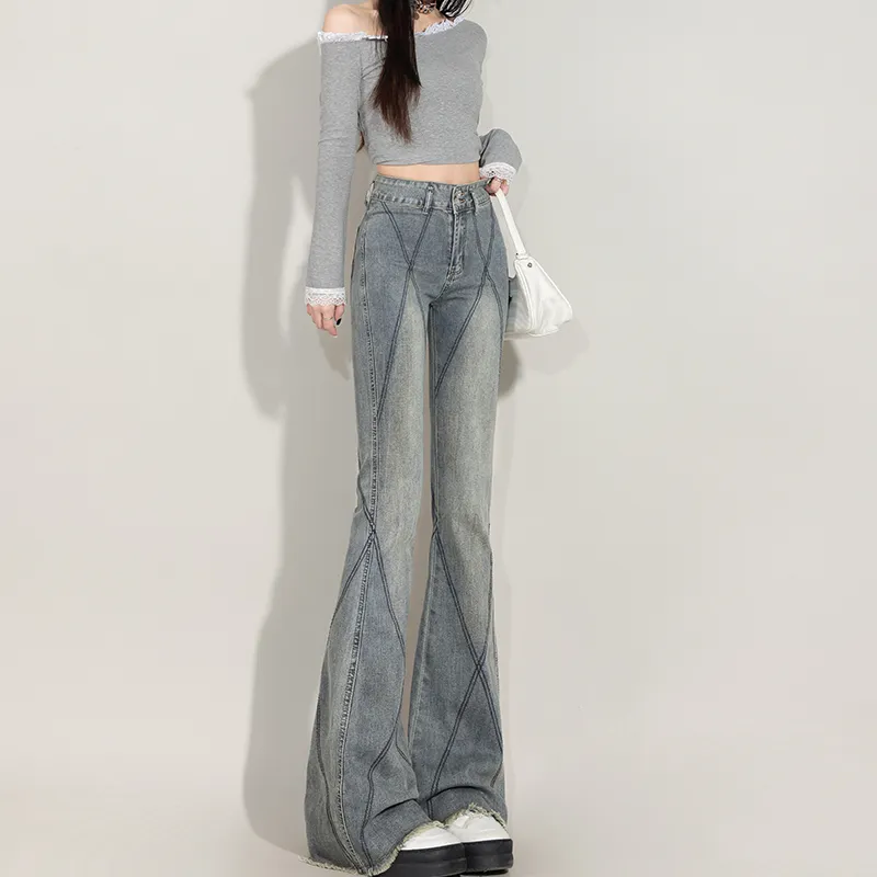 ZAZN Jeans Women's Vintage Blue-3
