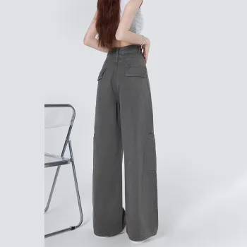 ZAZN Jeans Women's Gray Shopping Bag Included