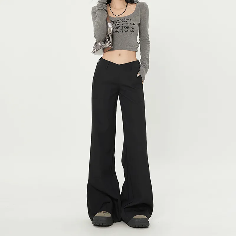 ZAZN Casual Pants Women's Black-6