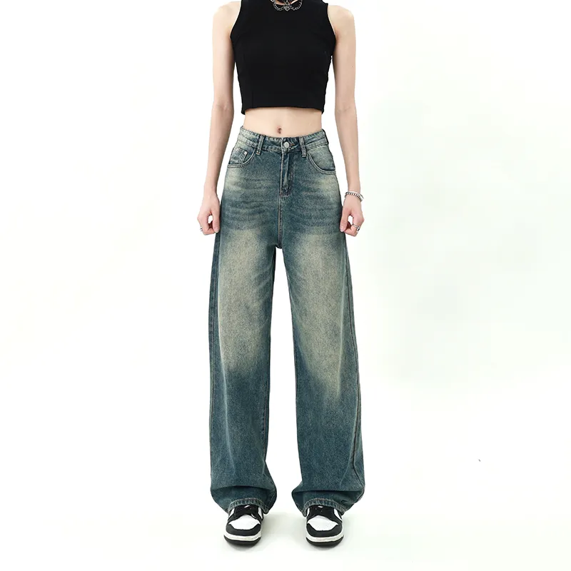 ZAZN Jeans Women's Vintage Blue-4