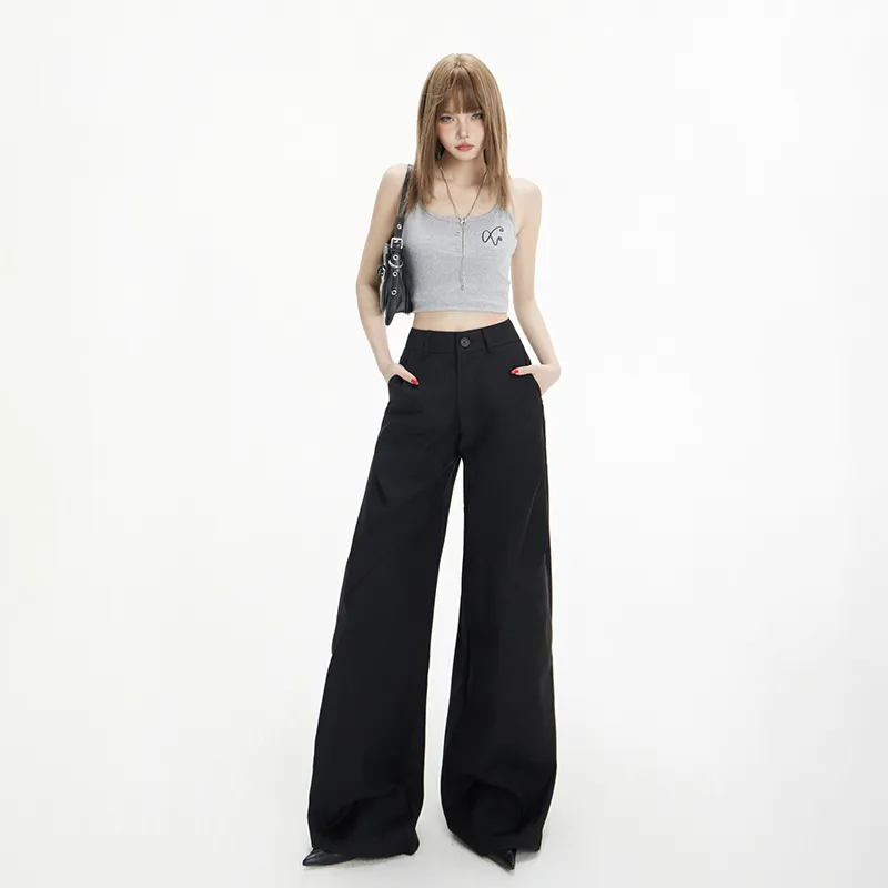 ZAZN Casual Pants Women's Black-3
