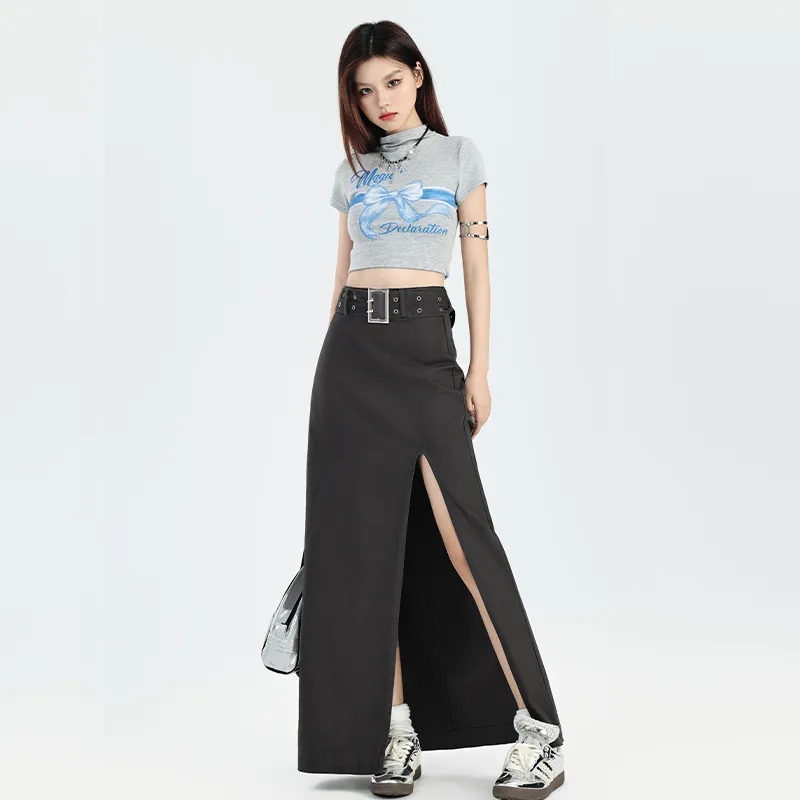 ZAZN Casual Long Skirts Women's-8
