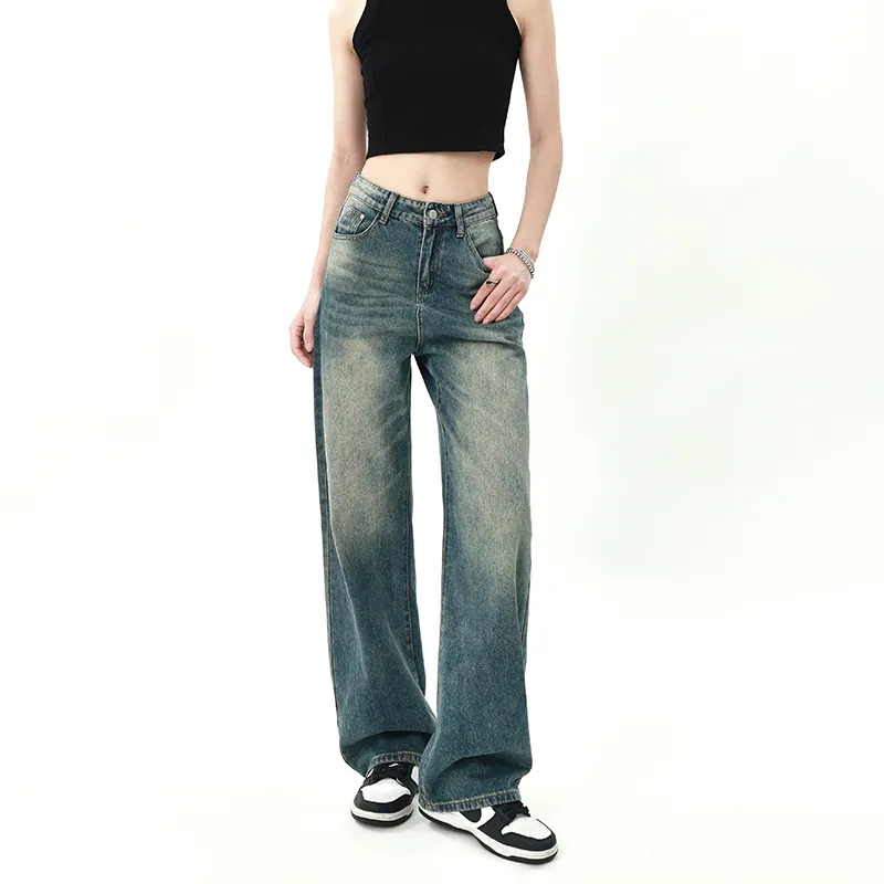 ZAZN Jeans Women's Vintage Blue-5
