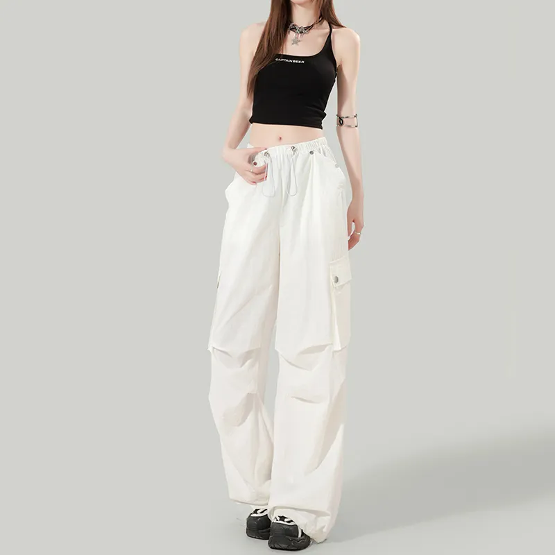 ZAZN Casual Pants Women's White-4