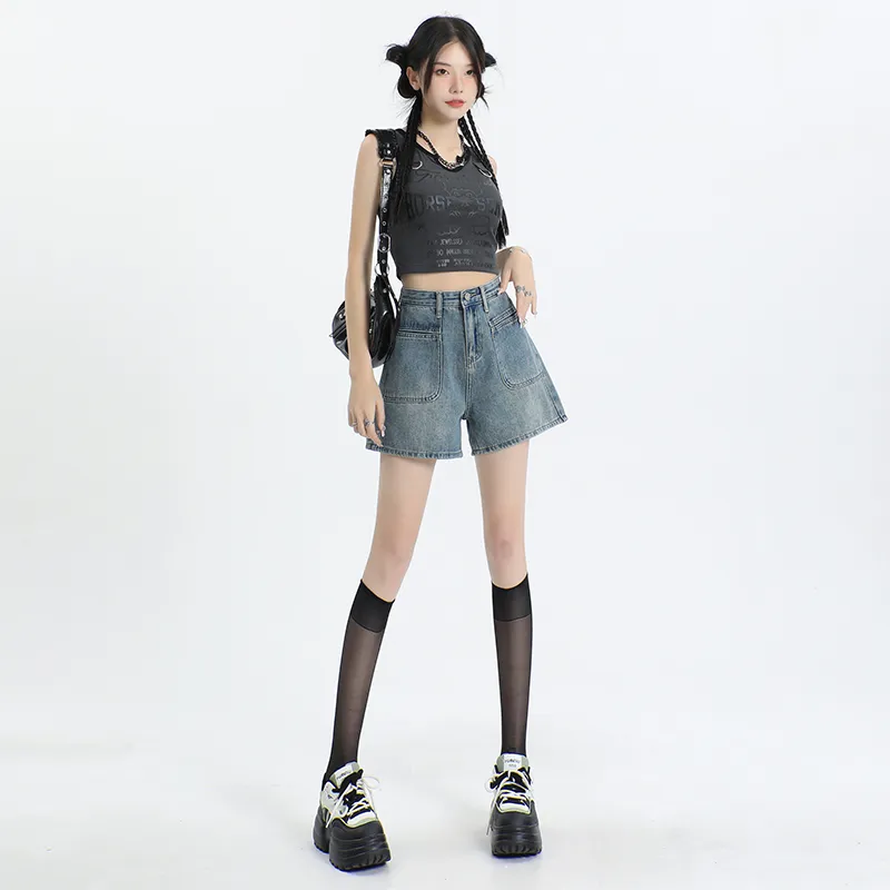 ZAZN Denim Shorts Women's-1