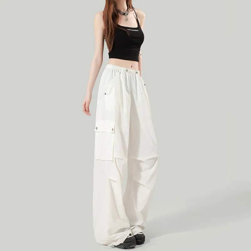 ZAZN Casual Pants Women's White-2