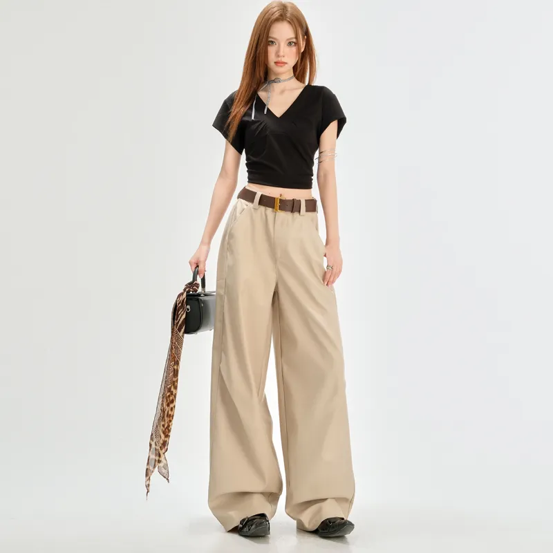 ZAZN Casual Pants Women's Black-19