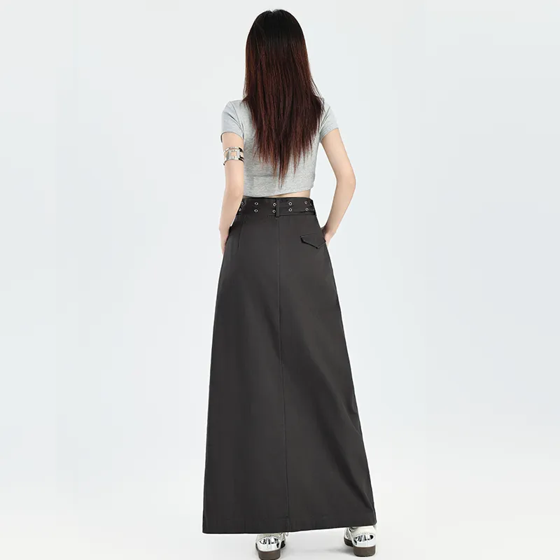 ZAZN Casual Long Skirts Women's-9