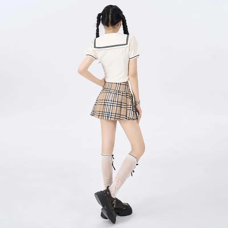 ZAZN Casual Short Skirts Women's Red-10