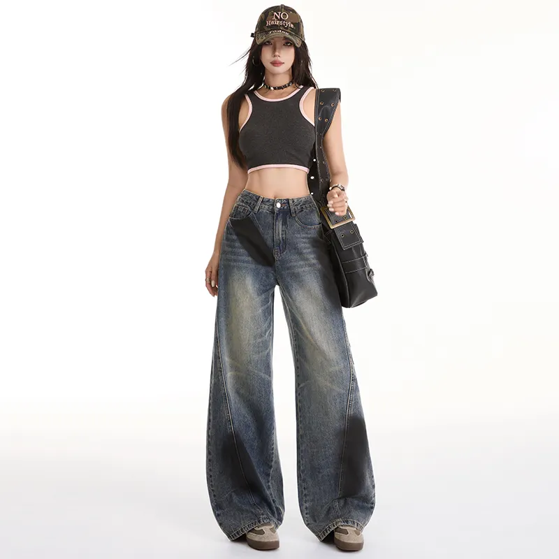 ZAZN Jeans Women's Vintage Blue-3