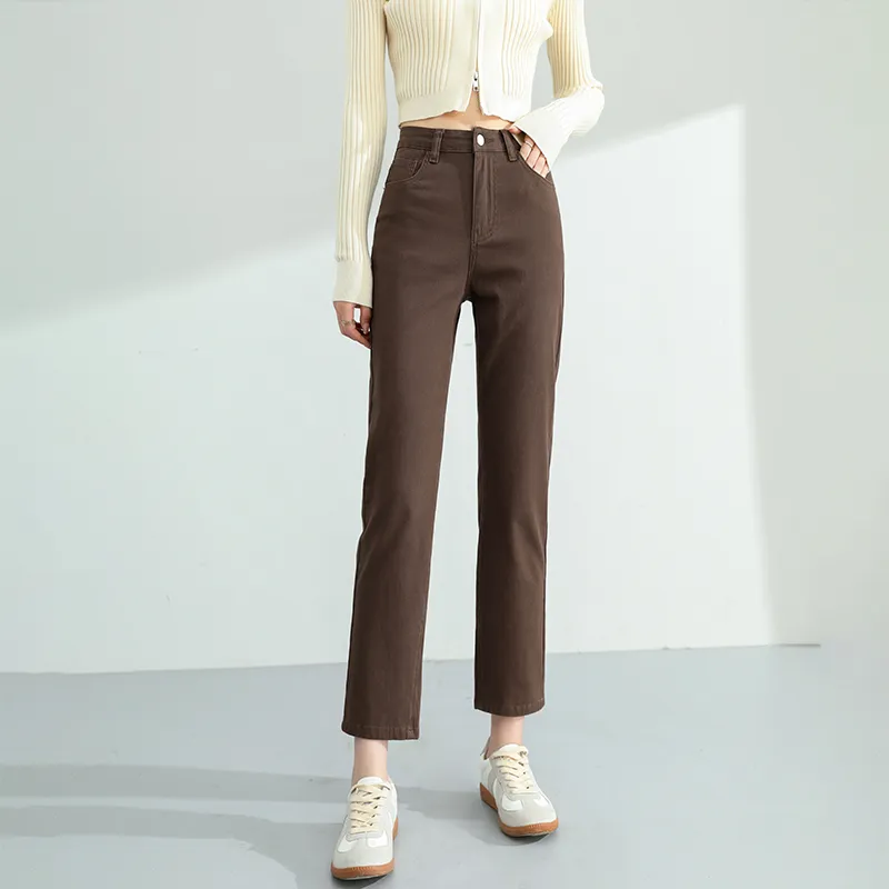 ZAZN Jeans Women's Coconut Brown-11