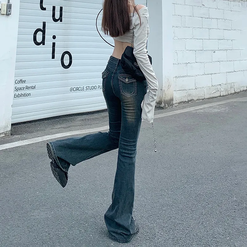 ZAZN Jeans Women's Vintage Blue-6