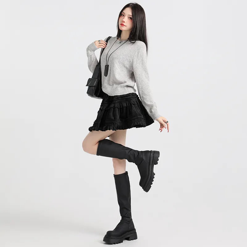 ZAZN Casual Short Skirts Women's-1