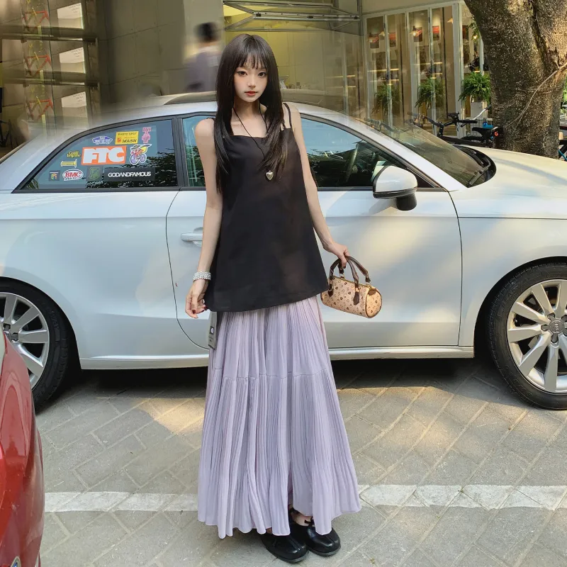 ZAZN Casual Long Skirts Women's-10