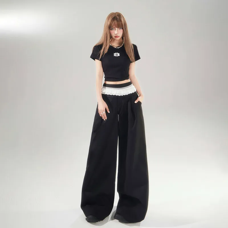 ZAZN Casual Pants Women's Black-10