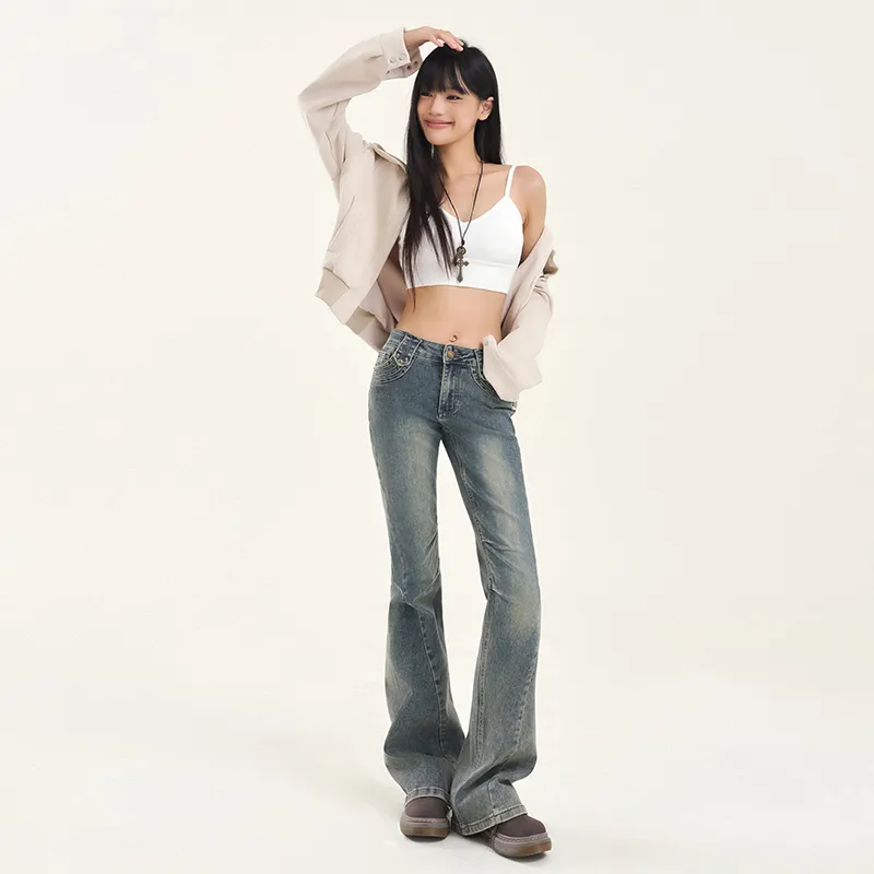 ZAZN Jeans Women's Vintage Blue-11