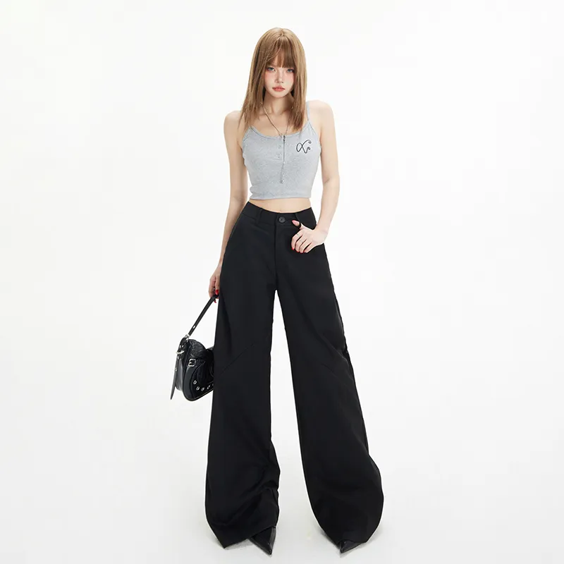 ZAZN Casual Pants Women's Black-6
