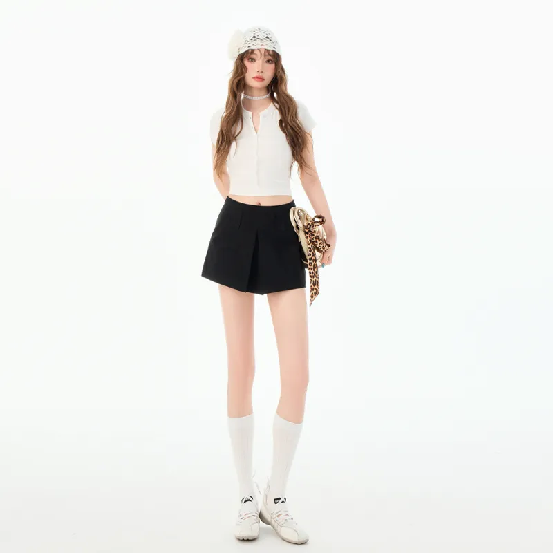 ZAZN Casual Short Skirts Women's-7