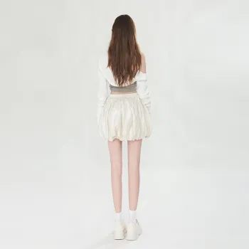 ZAZN Casual Short Skirts Women's Rose Gold