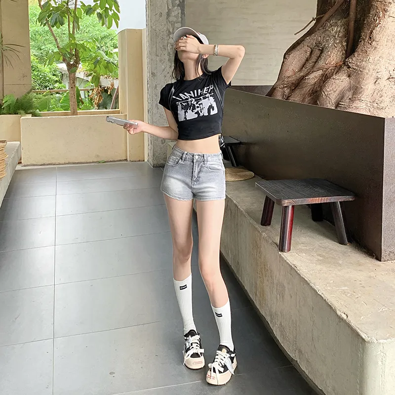 ZAZN Denim Shorts Women's-11