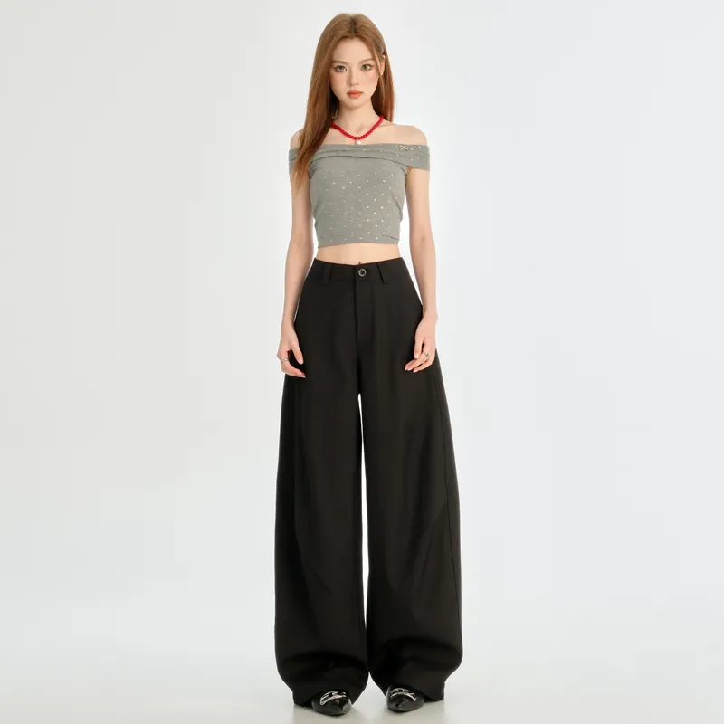 ZAZN Casual Pants Women's Black-4
