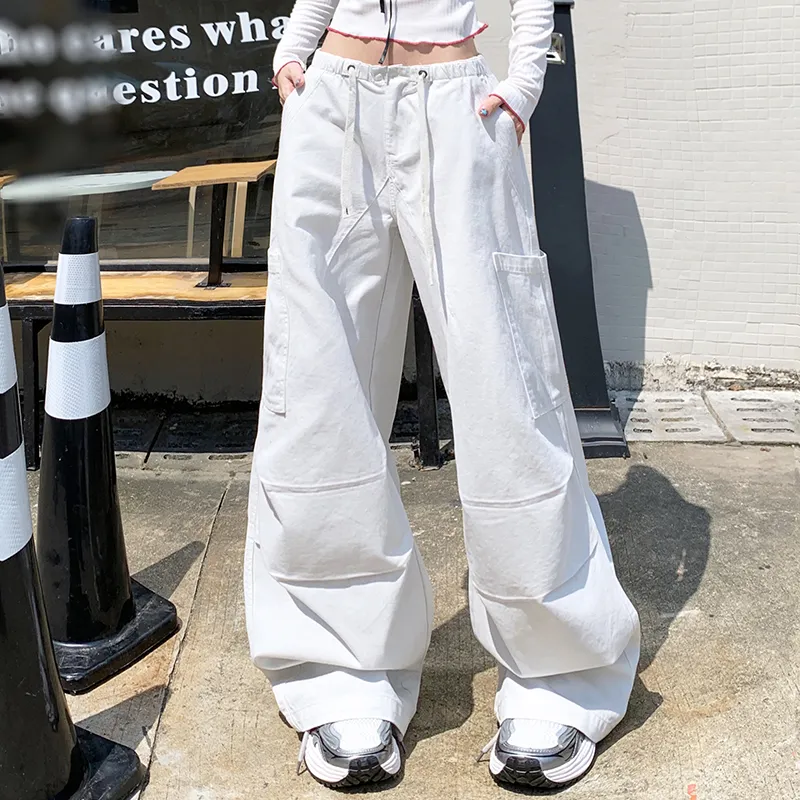 ZAZN Casual Pants Women's Milk White-4