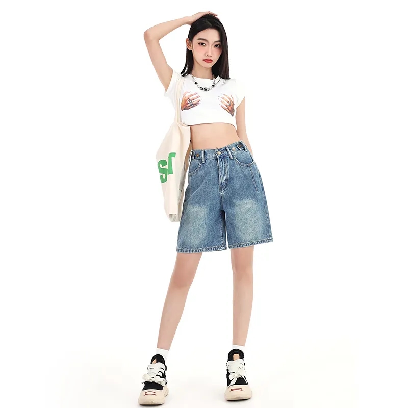 ZAZN Denim Shorts Women's-3