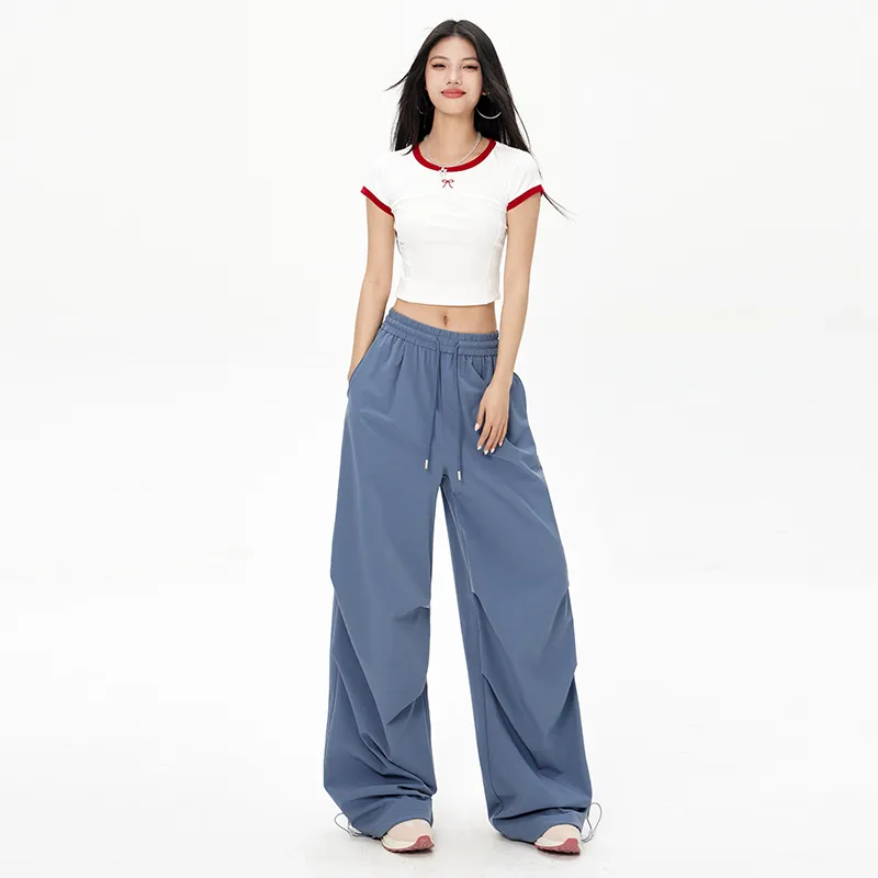 ZAZN Casual Pants Women's Navy Blue-52
