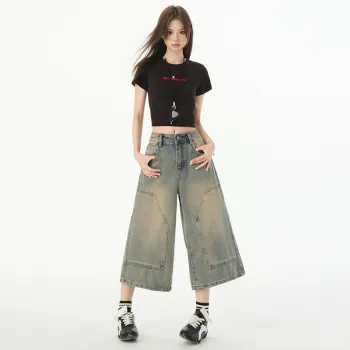 ZAZN Denim Shorts Women's Nostalgic Blue
