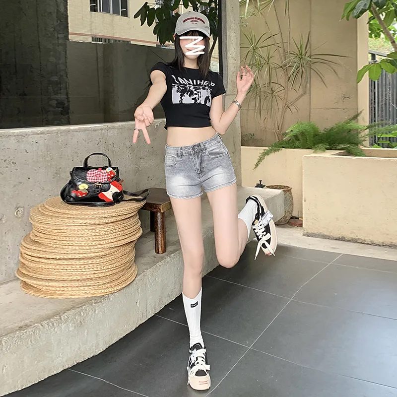 ZAZN Denim Shorts Women's-12