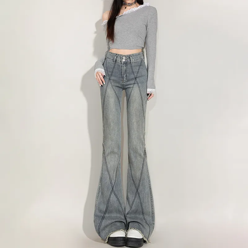 ZAZN Jeans Women's Vintage Blue-10