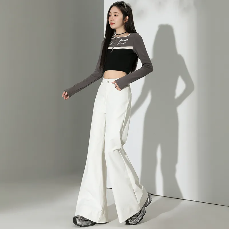 ZAZN Casual Pants Women's Beige-2