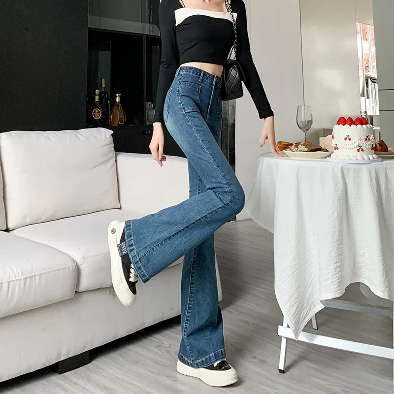 ZAZN Jeans Women's Vintage Blue-10