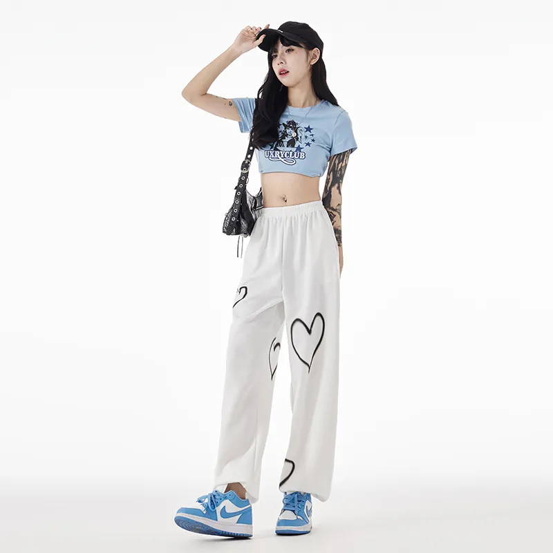ZAZN Casual Pants Women's White-2