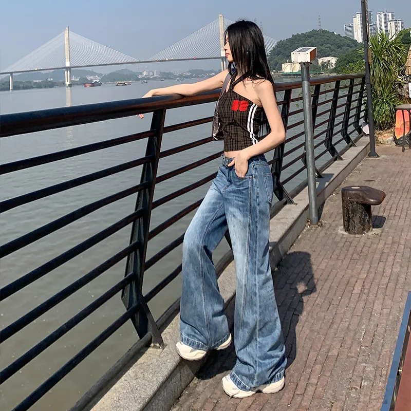 ZAZN Jeans Women's Vintage Blue-3