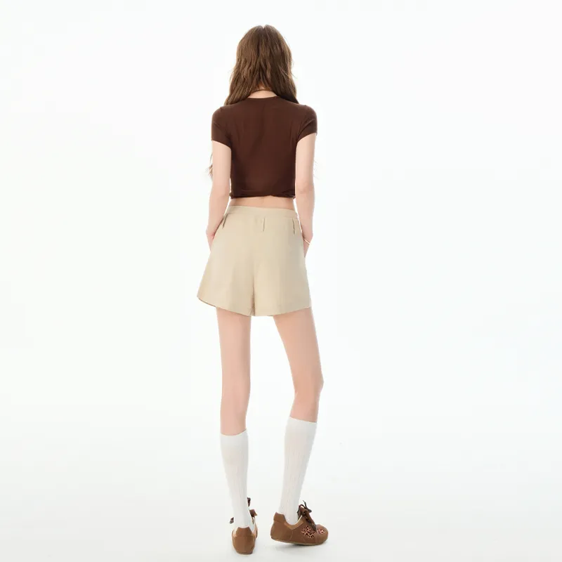 ZAZN Casual Short Skirts Women's-5