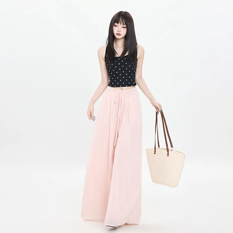 ZAZN Casual Pants Women's Dusty Pink-4