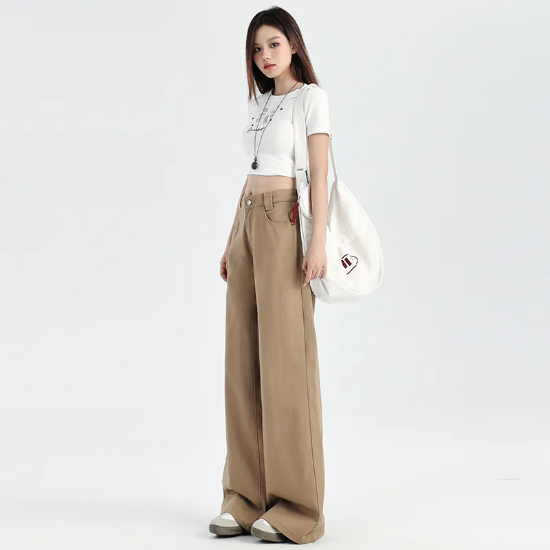 Vine Color Jeans Women's Latte Brown-3