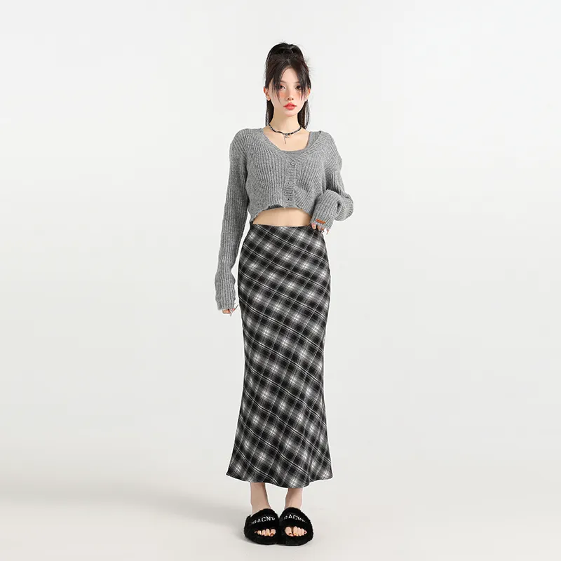 ZAZN Casual Long Skirts Women's-3