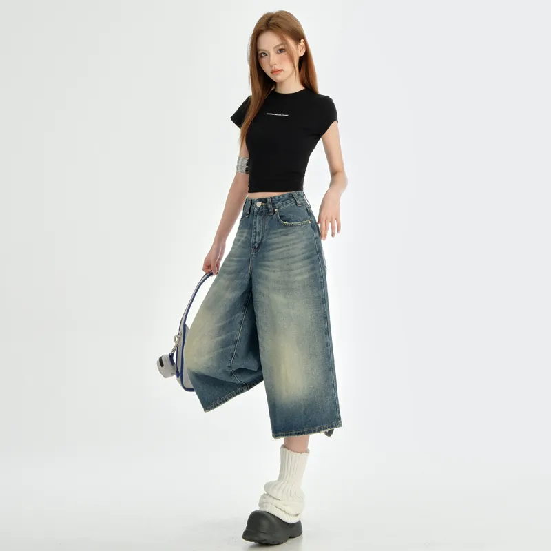 ZAZN Denim Shorts Women's Vintage Blue-0
