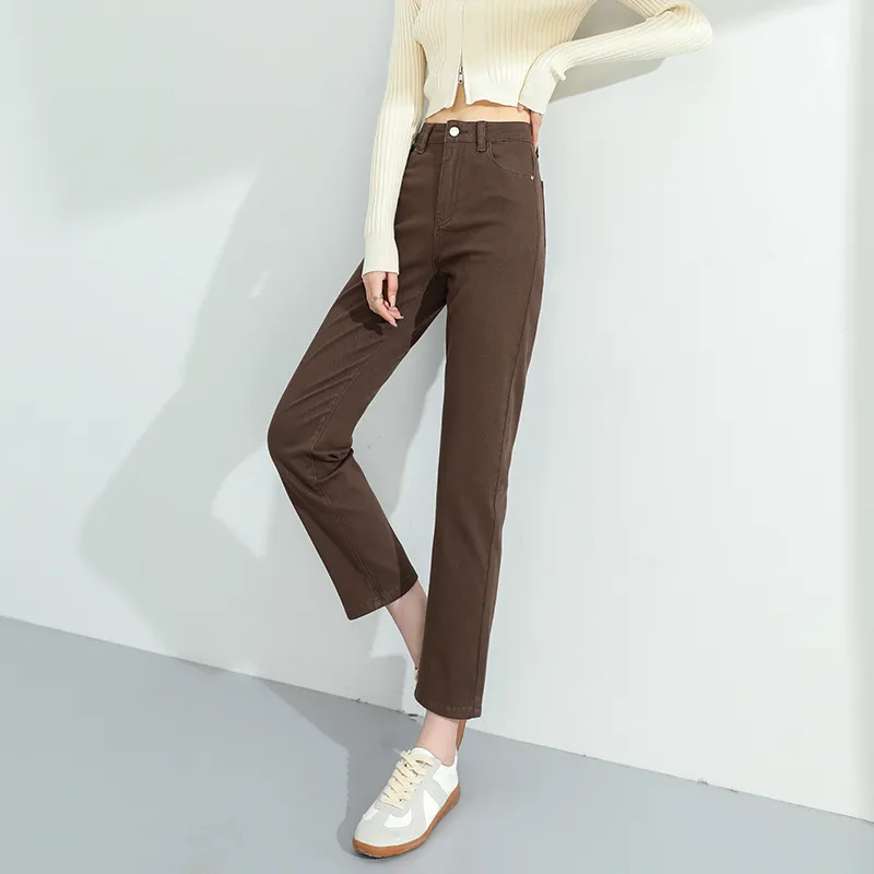 ZAZN Jeans Women's Coconut Brown-6