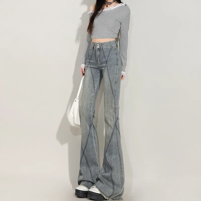 ZAZN Jeans Women's Vintage Blue-8